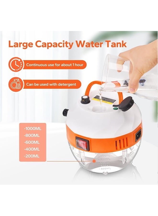 Joshberg Steam Cleaner, 1500W High Pressure Steam Cleaner with 3 Brush Heads, 6 adjustable speed  for Upholstery, Kitchen, Bathroom - Image 2